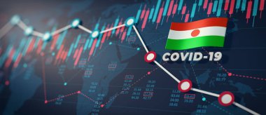 COVID-19 Coronavirüs Nijer Ekonomik Etki Görüntüsü.