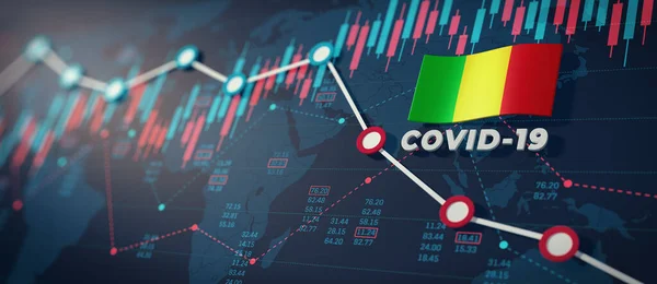 COVID-19 Coronavirus Mali Economic Impact Concept Image.