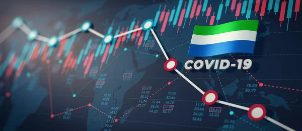COVID-19 Coronavirus Sierra Leone Economic Impact Concept Image.