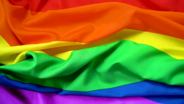 Gay Pride Rainbow Background Design Symbol Lgbt Community Rainbow Background — Stock Video