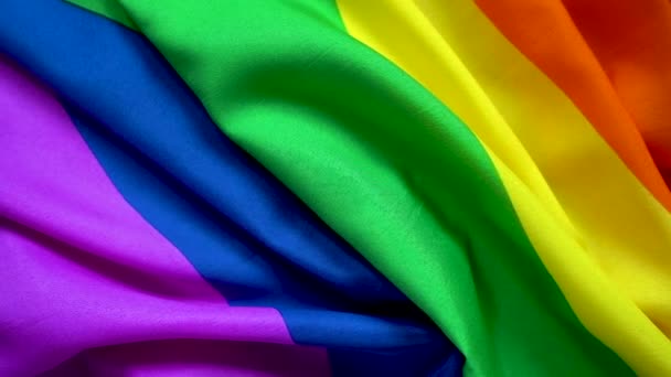 Fondo Arco Iris Orgullo Gay Para Diseño Símbolo Comunidad Lgbt — Vídeo de stock