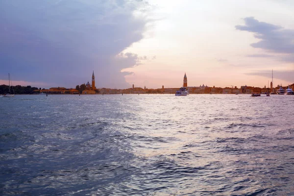 Landschaft Des Canal Grande Venedig Morgen — Stockfoto