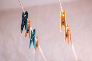 mandal ve elbise kurutma için halatlar