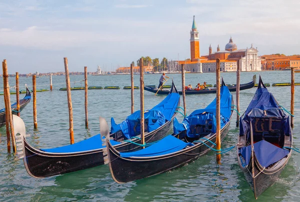 Gran Canal Góndolas Venecia — Foto de Stock