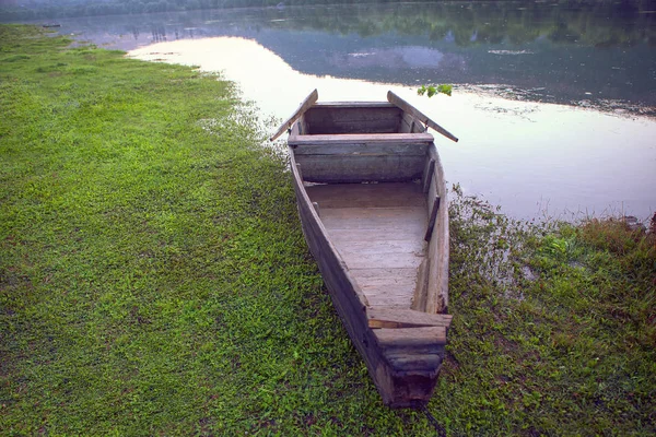 Barco Tradicional Madera Pueblo —  Fotos de Stock