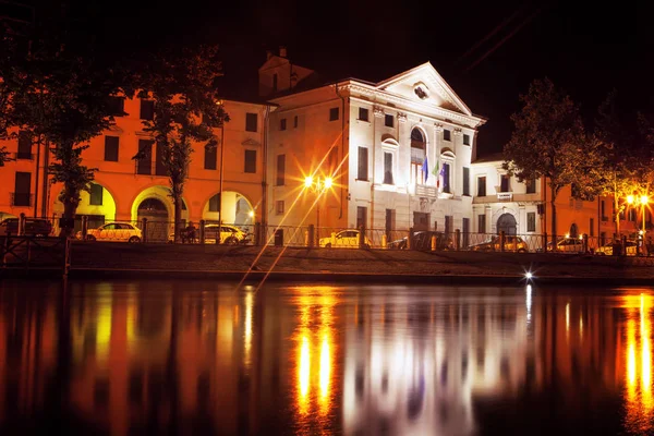 Italiano Treviso Noche — Foto de Stock