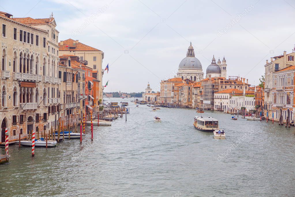 Venice city canal view