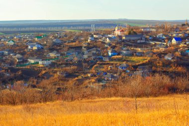 Sonbahar kırsal yerleşim