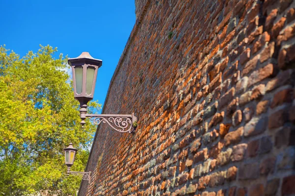 Antigua Pared Lámparas — Foto de Stock