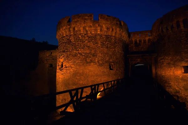 Belgrad Kalesi Ile Gece Çekimi — Stok fotoğraf