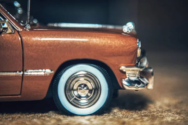 Eski Model Klasik Araba Yakın Görüntü — Stok fotoğraf