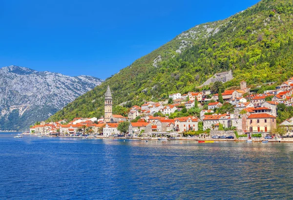 Krajina Perast Staré Město Černé Hoře — Stock fotografie