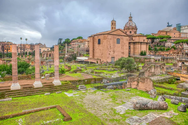 Paisaje Del Foro Romano Roma — Foto de Stock