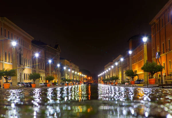 Concillazione Straße Vatican Der Regnerischen Nacht — Stockfoto