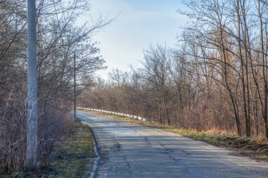 boş asfalt ülke yol 