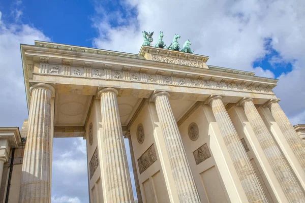 Close Image Brandenburg Gate Berlin — Stock Photo, Image