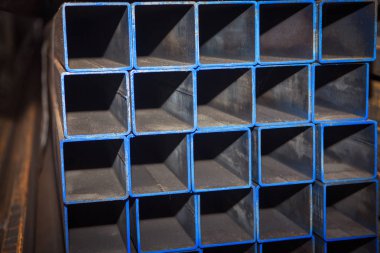 paslı metal borular, Dikdörtgen şekiller