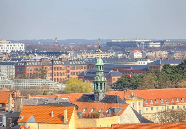 Vista Dall Alto Dell Architettura Copenaghen — Foto Stock