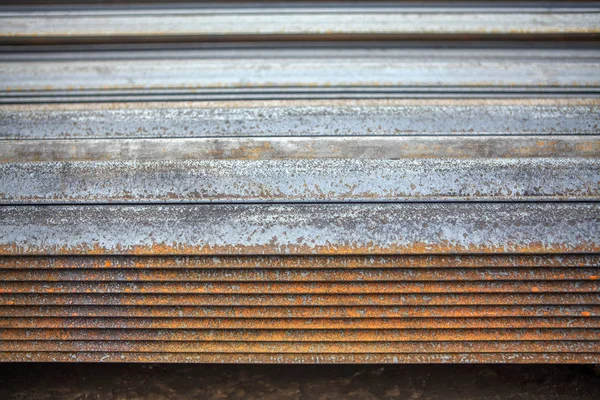 Hot Rolled Steel Precut Squares — Stock Photo, Image