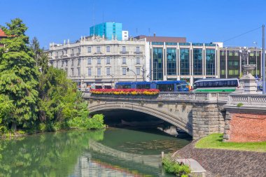 Padua corso Giuseppe Garibaldi köprü , İtalya  