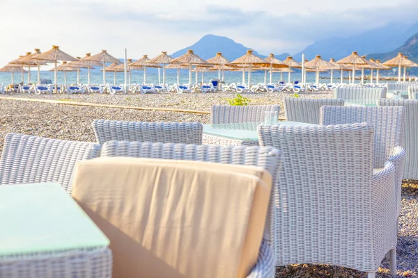 Terraza Verano Playa Soleada — Foto de Stock