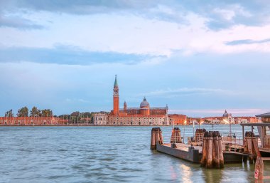 Venedik'te Grand Canal ile manzara 