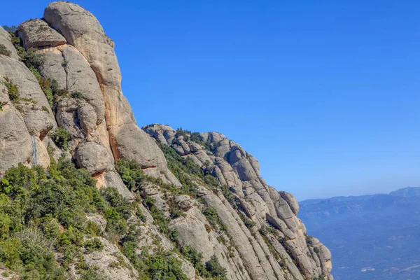 Hermosos Acantilados Rocosos Montserrat — Foto de Stock