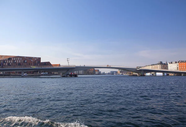 Водный Путь Через Копенгаген Столицу Дании — стоковое фото