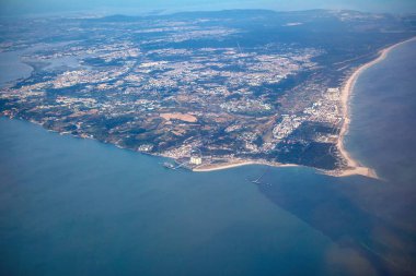 Trafaria havadan görünümü, Portekiz