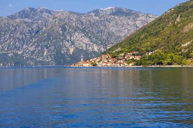 Karadağ Perast Town manzara