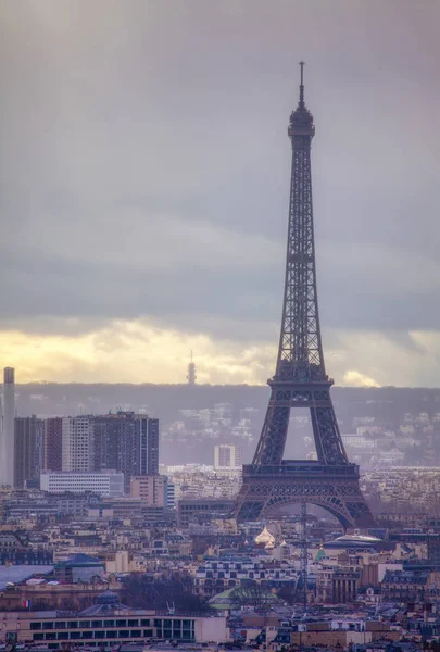 Vue Sur Panorama Tour Eiffel Paris — Photo