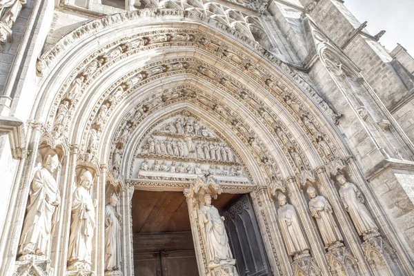 Entrada Catedral Saint Andre Bordeaux — Fotografia de Stock