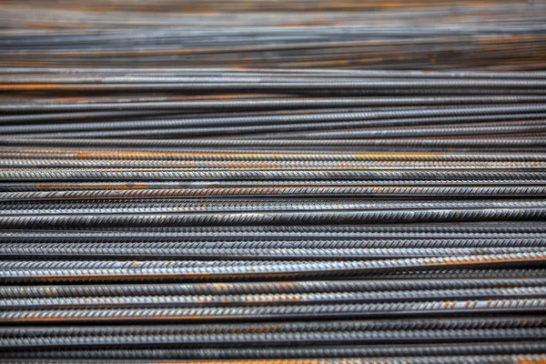 Reinforcement Steel Bars Construction Industry — Stock Photo, Image