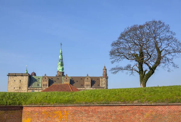 Castelo Kronborg Vista Muralha Fortificação — Fotografia de Stock