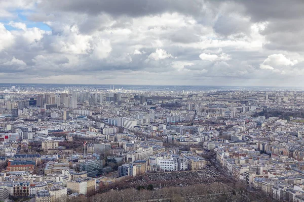 Panorama Von Paris Hauptstadt Frankreichs — Stockfoto