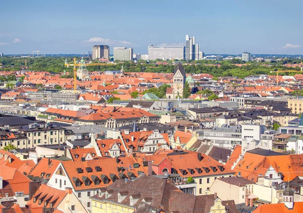 Munich Capital Baviera Vista Aérea — Foto de Stock