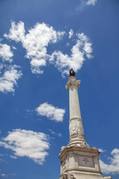 Estatua Pedro Lisboa Portugal — Foto de Stock