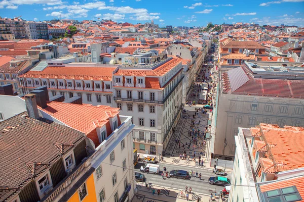Luftaufnahme Der Innenstadt Von Lissabon — Stockfoto