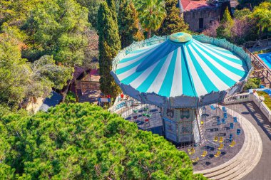 peri atlıkarınca havadan görünümü