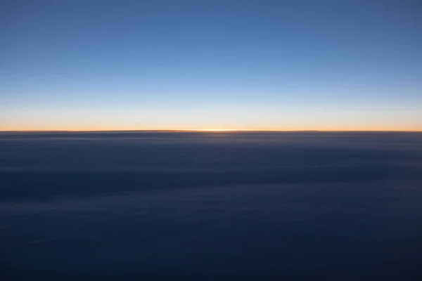 Céu Azul Nuvens Fundo — Fotografia de Stock