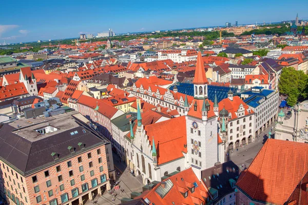 Aerial View Munich Center City — Stock Photo, Image