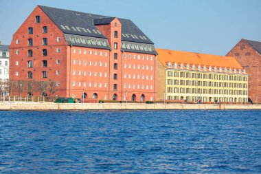 Kopenhag su kanalı boyunca Mimarlık