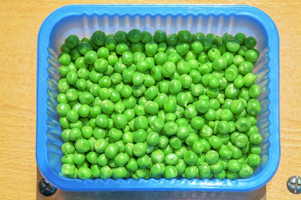 新緑エンドウ豆のクローズアップ画像 — ストック写真