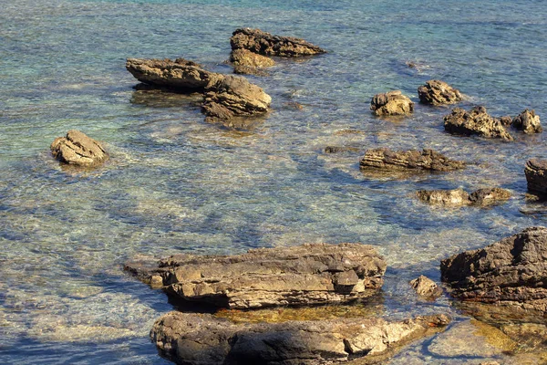 Peisaj Natural Roci Apa Mării — Fotografie, imagine de stoc