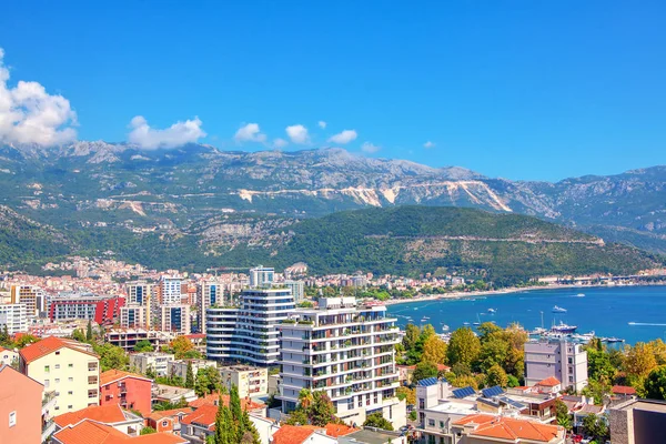 Vista Ciudad Budva Montenegro —  Fotos de Stock