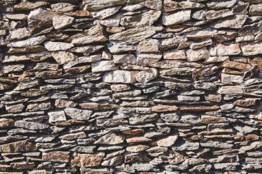 Arka plan olarak taş tuğla duvar