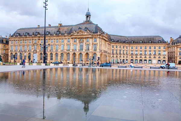 Place Bourse Bordeaux France — стокове фото