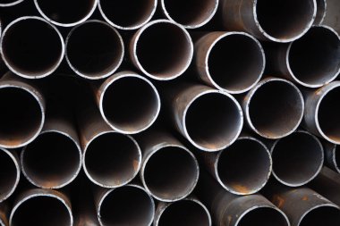 Simetrik çaplı boruların arkaplanı 