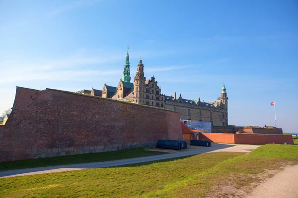 Famoso Castelo Fortaleza Kronborg Dinamarca — Fotografia de Stock