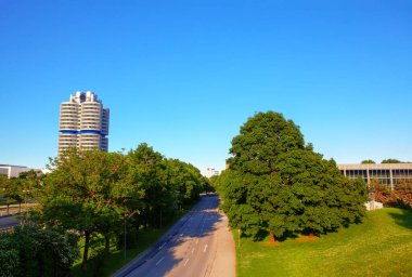 Münih 'te Almanya' dan Georg Brauchle Ring 'in görüntüsü 